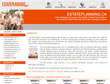 Tablet Screenshot of estateplanning.ca